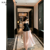 韩语琳 掐腰显瘦上衣 外穿无袖 黑色收腰吊带背心女春季 2025新款