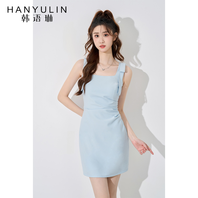 气质连衣裙小众设计修身裙子