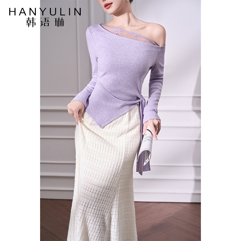 针织衫女设计感小众高级感打底衫