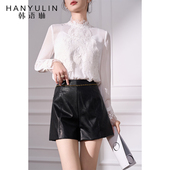 衬衫 女高级感2025新款 春春款 韩语琳法式 千金风气质蕾丝雪纺衫 上衣