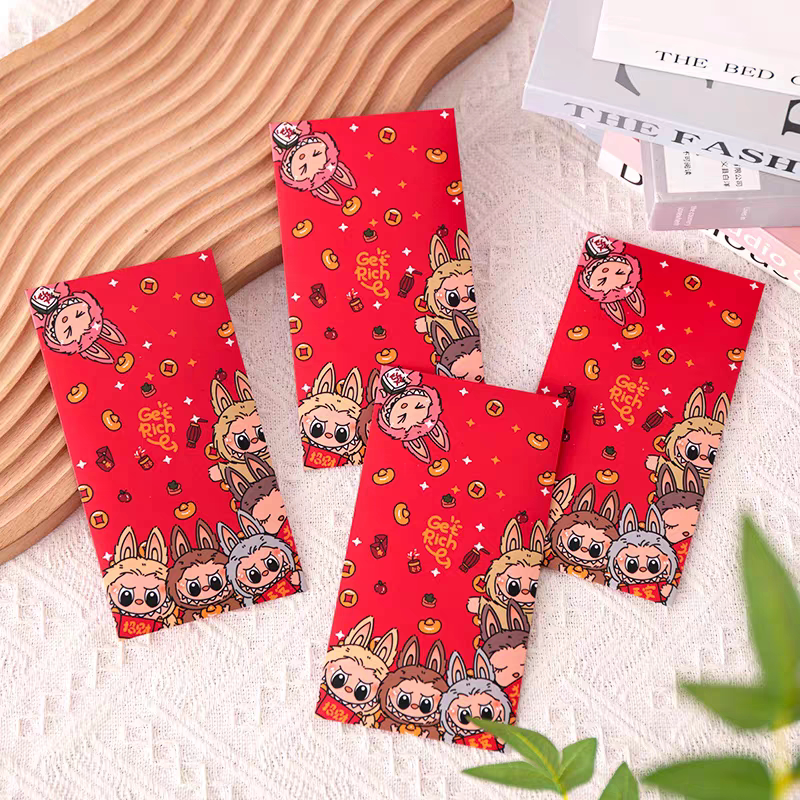 港式卡通新年利是封硬质加厚硬壳春节红包可爱压岁包儿童新春拜年