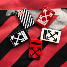 white打火机之宝 white联名ow潮牌可刻字限量版 zippo正品 off