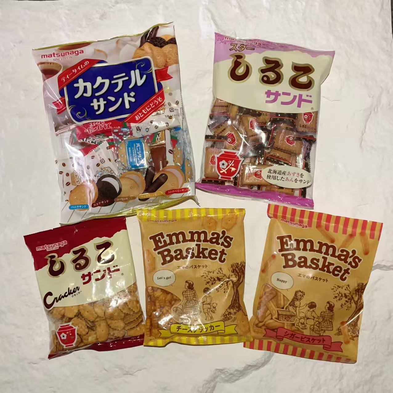 日本松永红豆夹心饼干伴手礼曲奇独立包装公司办公室点心旅游零食