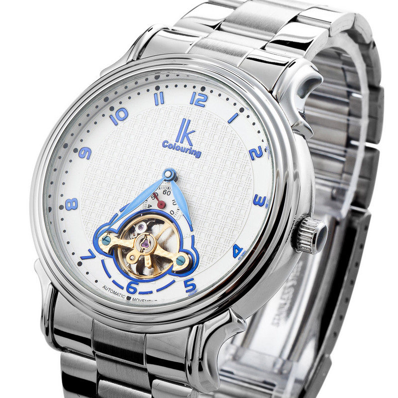 新款专柜手且男全自动机械表正品男式手表韩版摆陀男表防水潮