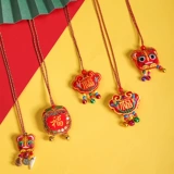 Фестиваль фестиваля лодок драконов Традиционный древний стиль полымого саше, пинг с панкой с благовонием для ладана тигровой кулон, ароматная сумка, маленький подарок лотоса