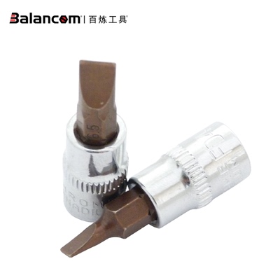 旋具套筒1/4 6.3mm内六角十字一字梅花 快速扳手批头小飞板螺丝批