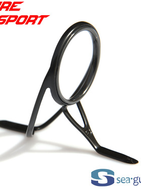 兴泰BXBRSG导环RS薄环黑色不锈钢架双腿导眼DIY鱼竿配件SEAGUIDE