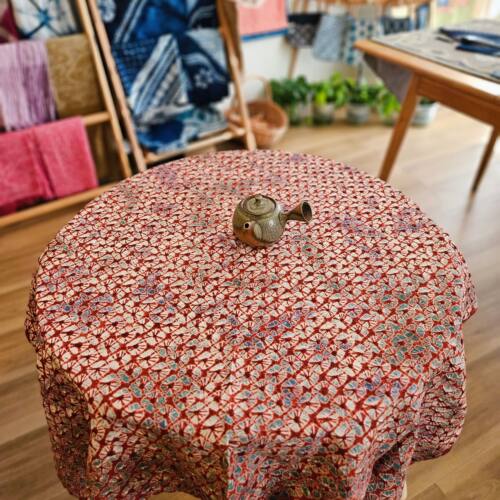 手工扎染桌布多层次套色染手作精品家居装饰餐桌圆桌方桌茶几送礼