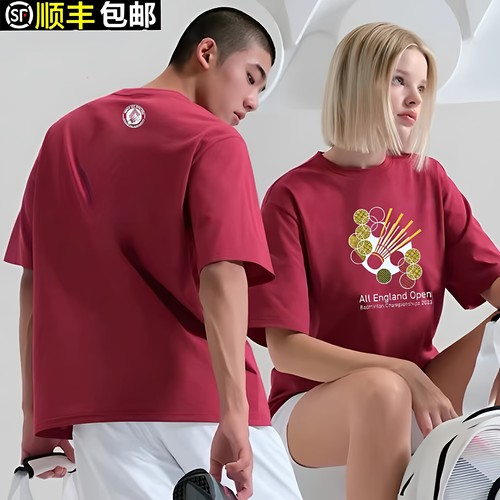 羽毛球服裤泰国全英赛文化衫速干