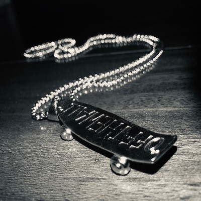 欧美项链钛钢吊坠情侣挂饰品