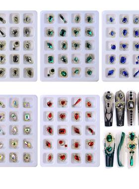 Crystal Rhinestones Round Gems for Nail Art  Glue Fix