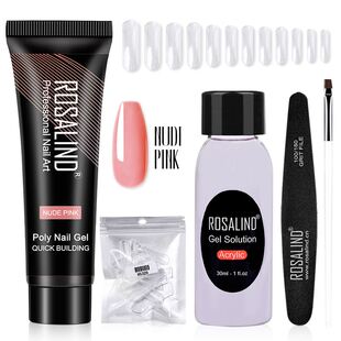 Kit Set Extension Polish Poly Nail Manicure Gel For