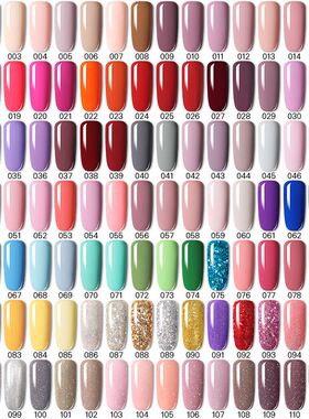 6Pcs Nail Gel Polish Set Semi Permanent Hybrid Gel Nail Varn