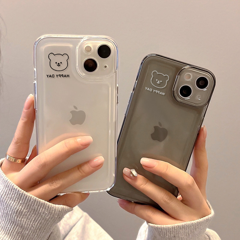 拜耳矽胶适用苹果15promax手机保护壳iPhone15新款13超薄14透明12情侣11镜头半包xs高级感XR男6s软壳7潮8plus
