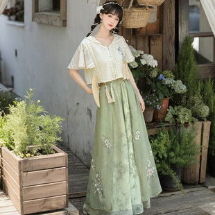 春雨改良日常汉服宋裤套装原创汉元素通勤新中式国风上衣女装穿搭