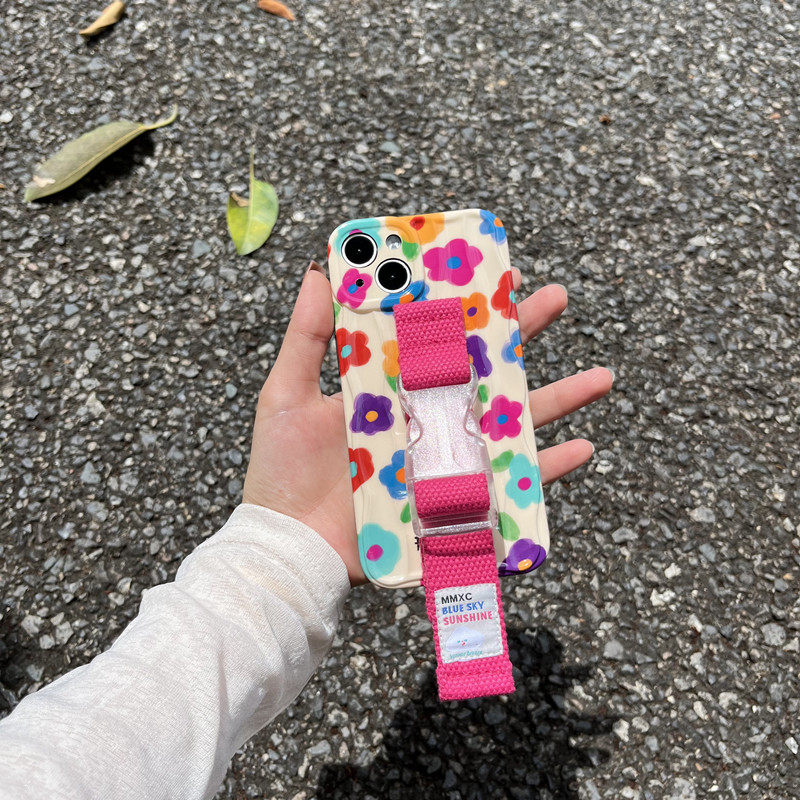 苹果15Promaxtpuins花朵腕带