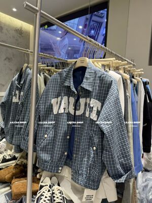 Miss家 2026新款韩版时尚百搭显瘦高级感气质短款夹克格子外套女