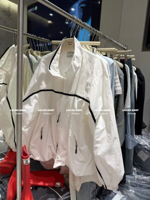 Miss家 2026春季新款韩版宽松休闲百搭撞色冲锋衣外套女夹克上衣