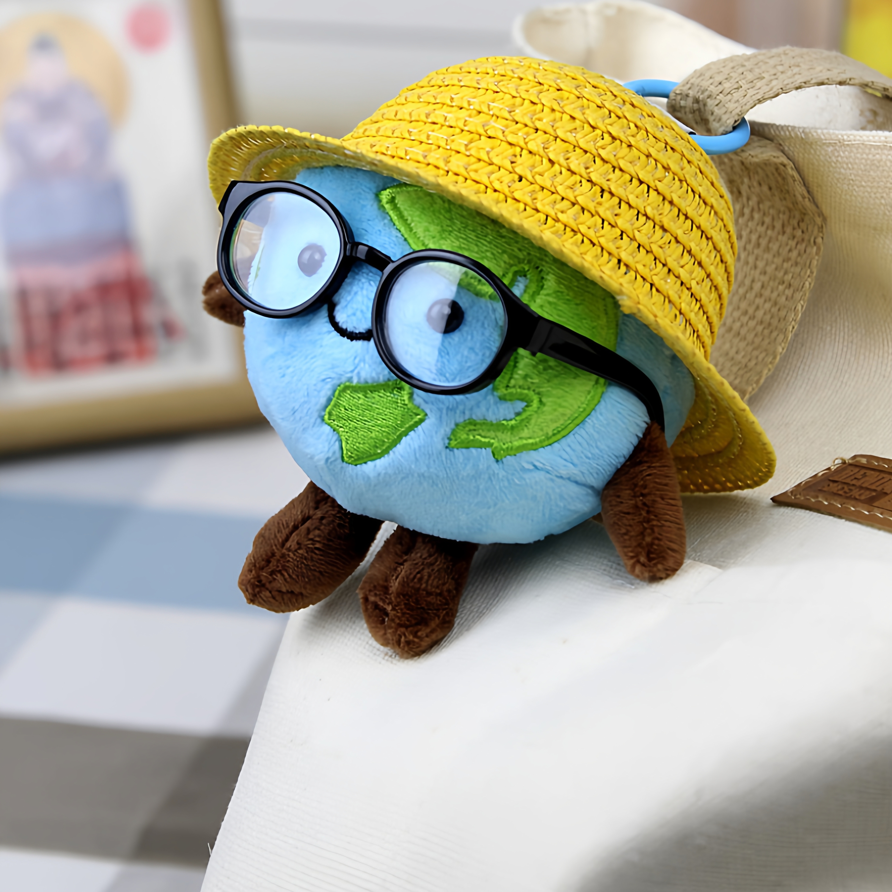 刘宇宁同款小地球毛绒挂件