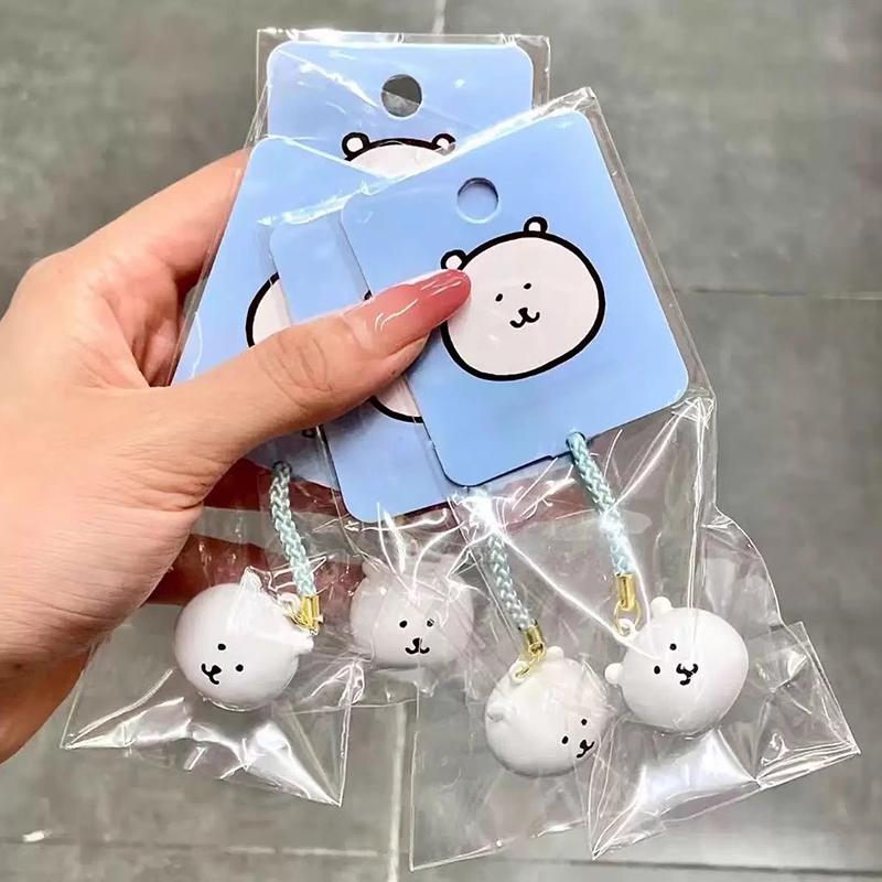 可爱高颜值卡通自嘲熊水音铃挂件