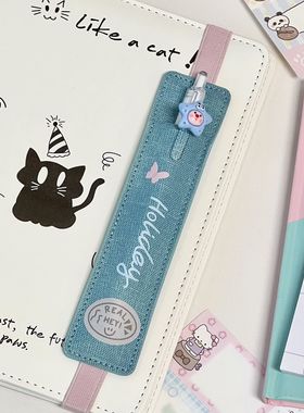 上新学生书本松紧绑带式笔插笔袋夹iPad手写笔防丢摔保护套收纳包