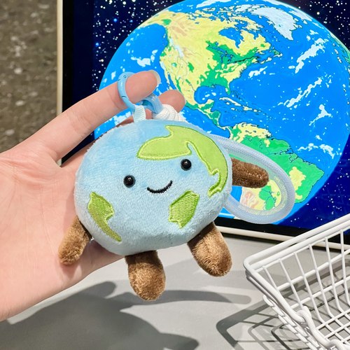 刘宇宁同款小地球公仔毛绒挂件