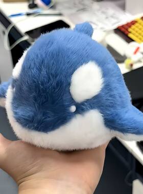 deepseek同人蓝虎鲸毛绒玩偶挂件