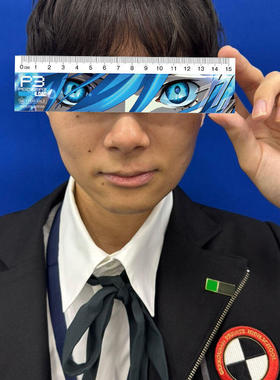 女神异闻录3游戏周边直尺P3R结城理创意尺子动漫偏铝酸钠召唤cg