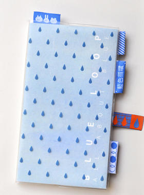 韩系blue loop蓝色循环定页本高颜值ins风a6学生日记记事手账本子