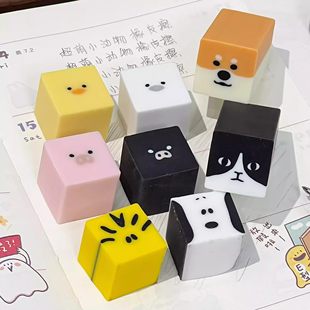 日款 动物橡皮擦可爱卡通柴犬猫咪少女心企鹅海豹铅笔擦奖品小礼物