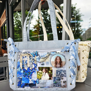 邓紫棋GEM明星周边单肩痛包手提包大容量粉丝应援徽章卡片学生女