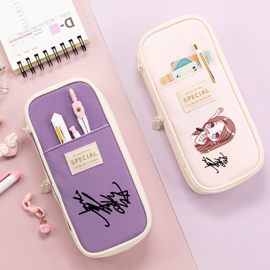 鞠婧祎周边笔袋小鞠创意应援同款初中学生文具盒礼物男女可定制