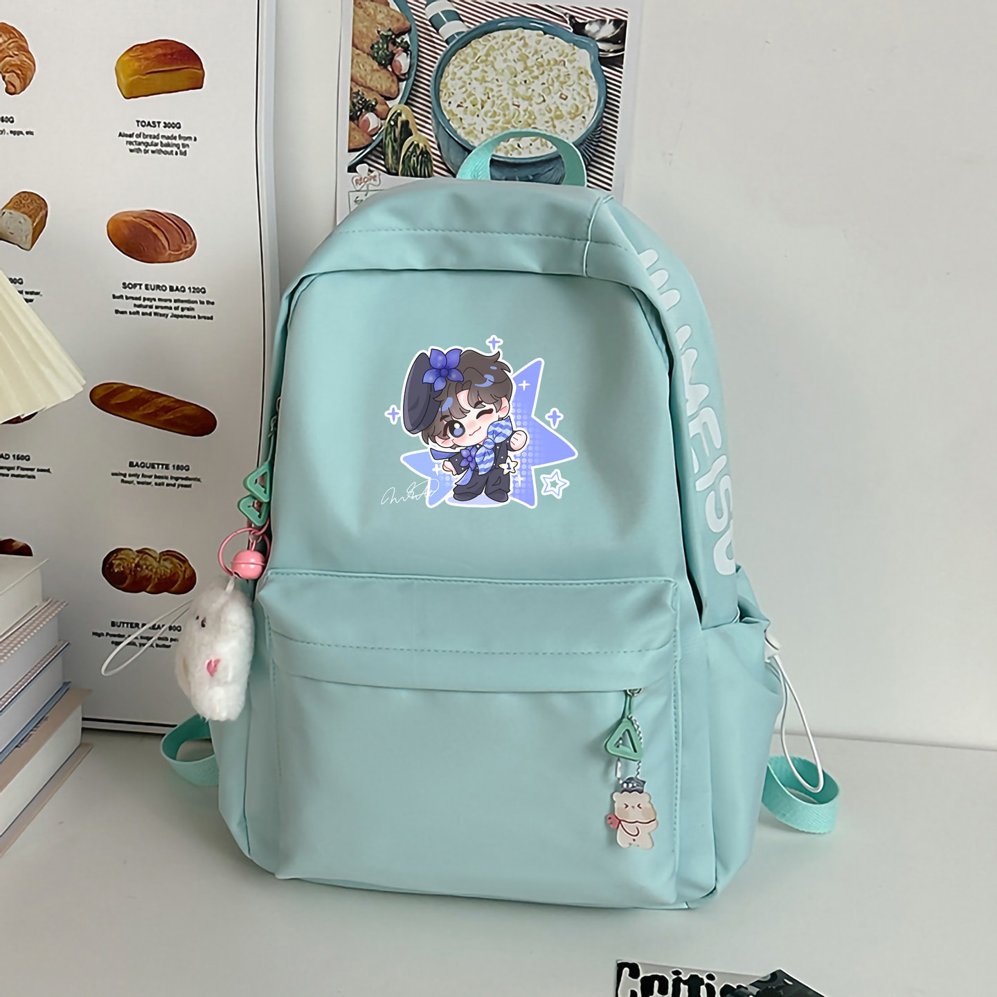 王俊凯周边小凯中餐厅TFBOYS小螃蟹应援学生书包双肩背包登山包包