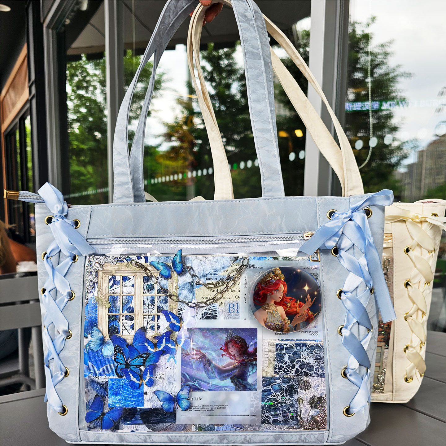 渔女格蕾丝第五人格吧唧谷子痛包丝带痛大容量通勤百搭学生送扎板