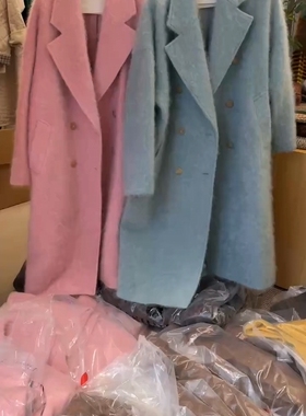 设计师品牌羊绒大衣bag5000