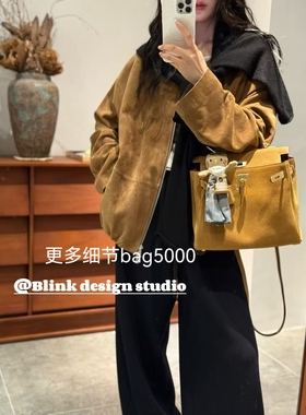 设计师高级驼色外套，询bag5000