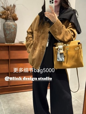 设计师高级驼色外套，询bag5000