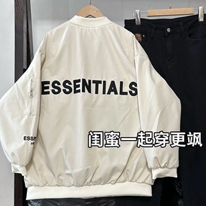 美式复古飞行员夹克外套女春秋韩版bf宽松高街vintage棒球服ins潮