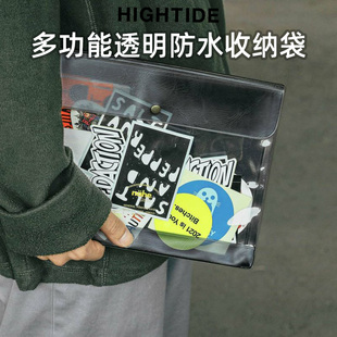 日本HIGHTIDE nahe多功能收纳文件夹卡包卡片按扣收纳袋印章收纳