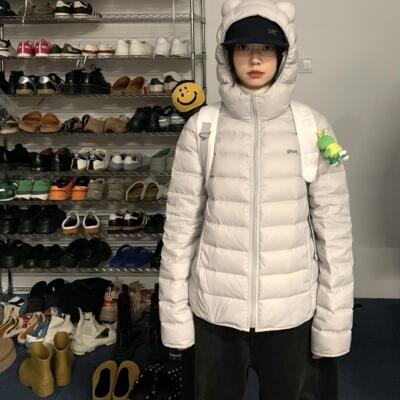 美好商店熊熊帽羽绒服