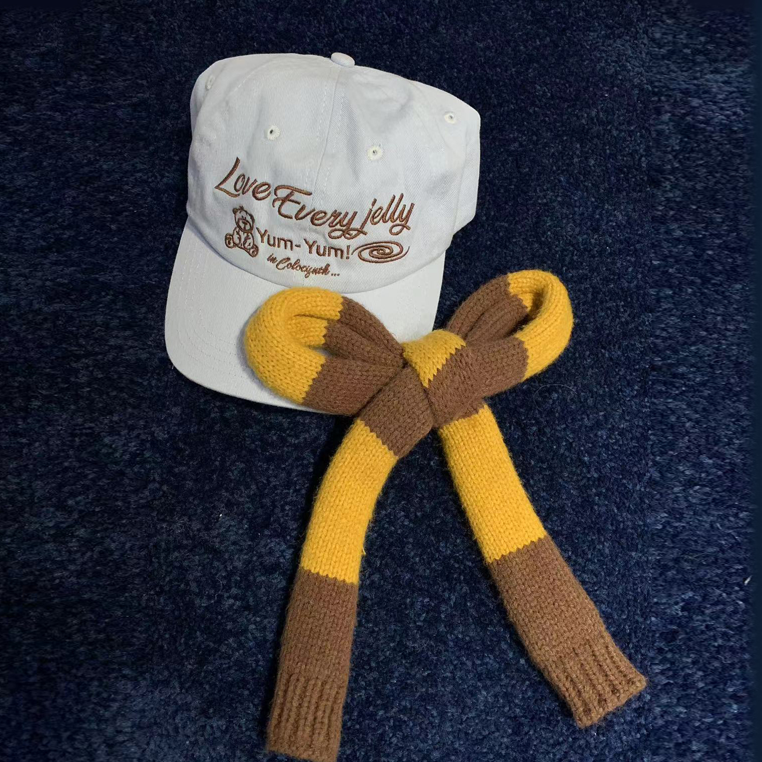 美好商店秋冬细条毛线围巾