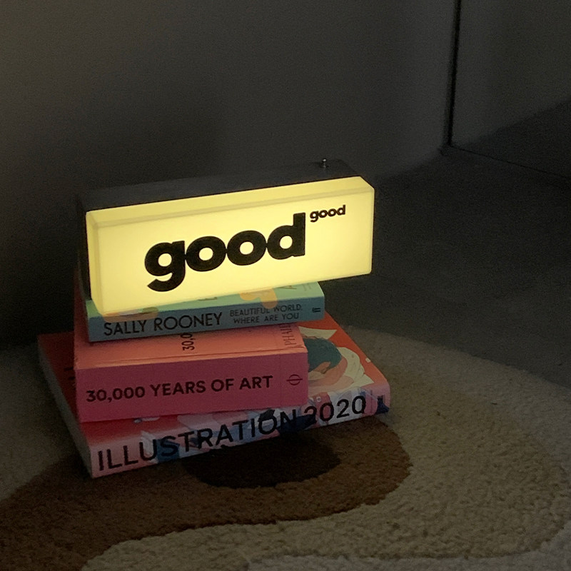 美好商店&非必要不合作 工业风礼物氛围小夜灯 卧室摆件灯电气灯