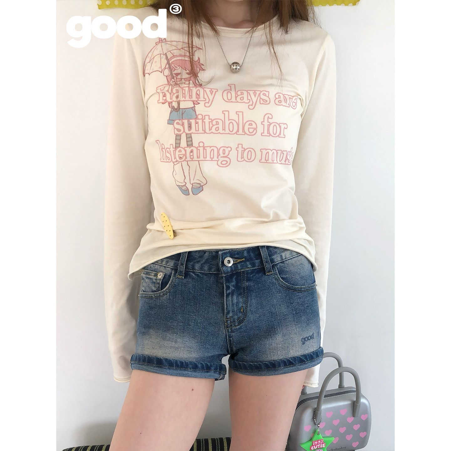 美好商店MeihaoStore「时髦存档」夏日千禧风古早辣妹热裤短裤