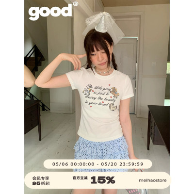 美好商店MeihaoStore「小马交友会」爱意满满小马华夫格小版型T恤
