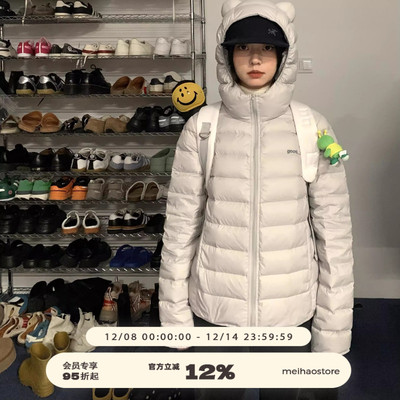 美好商店熊熊帽羽绒服