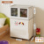 Cute Pets Lying down| Childlike Combination Pack[155L Flip-Top Box + Double Door Box]Send Stickers for DIY