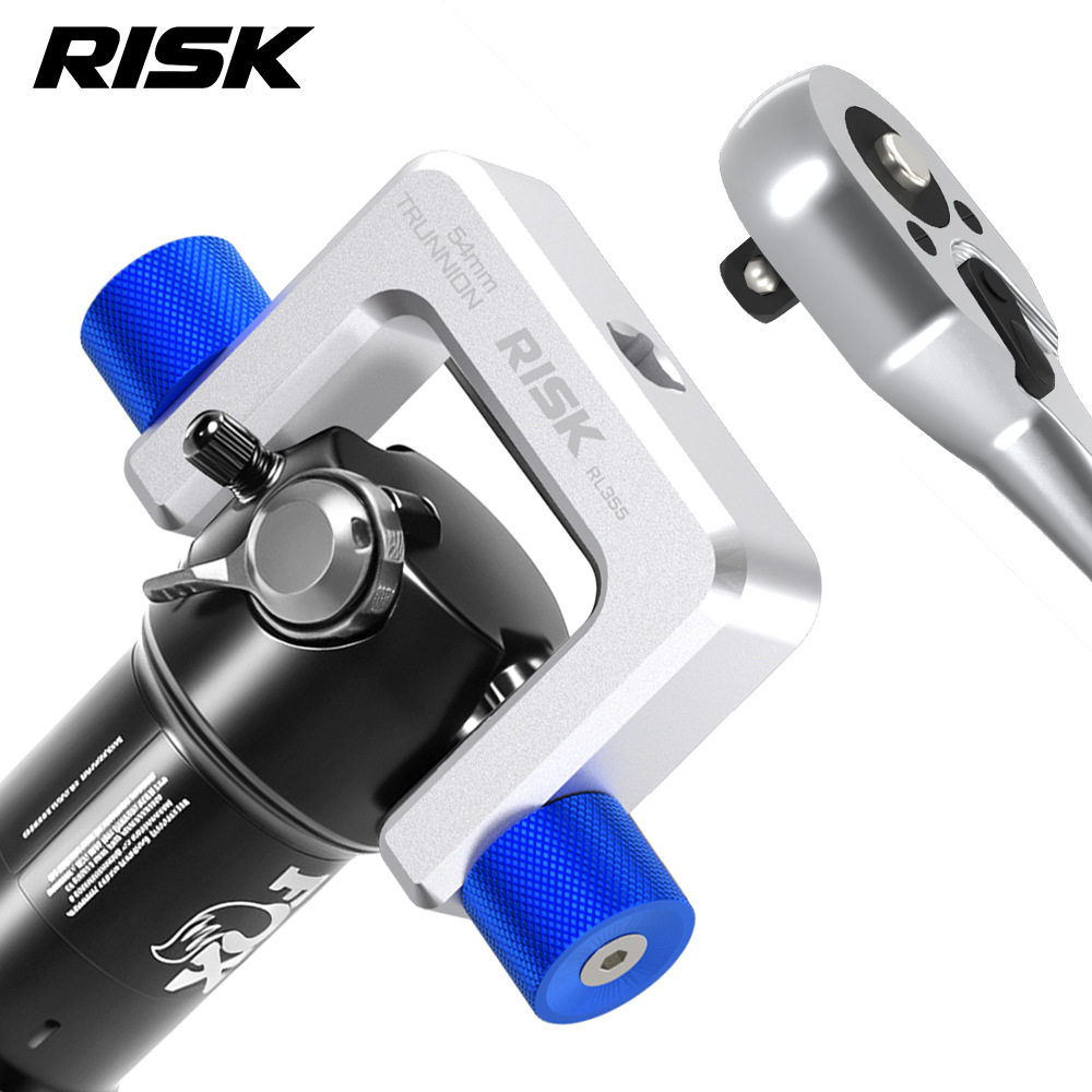 RISK山地自行车54mm耳轴后胆固定器 后避震固定夹具 维修保养工具