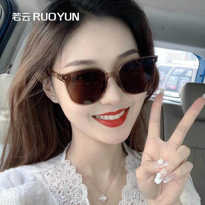 折叠墨镜女夏防晒偏光开车防紫外线2022新款茶色眼镜女士太阳镜潮