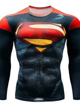 Men Long Sleeve T Shirt Compression Tights Tops T-shirt