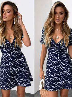2019Fashion summer clothes women dresses ladies casual dress